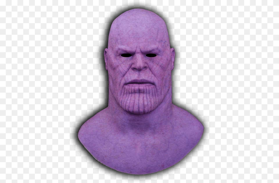 The Titan Thanos Silicone Mask, Alien, Head, Person, Adult Free Png Download