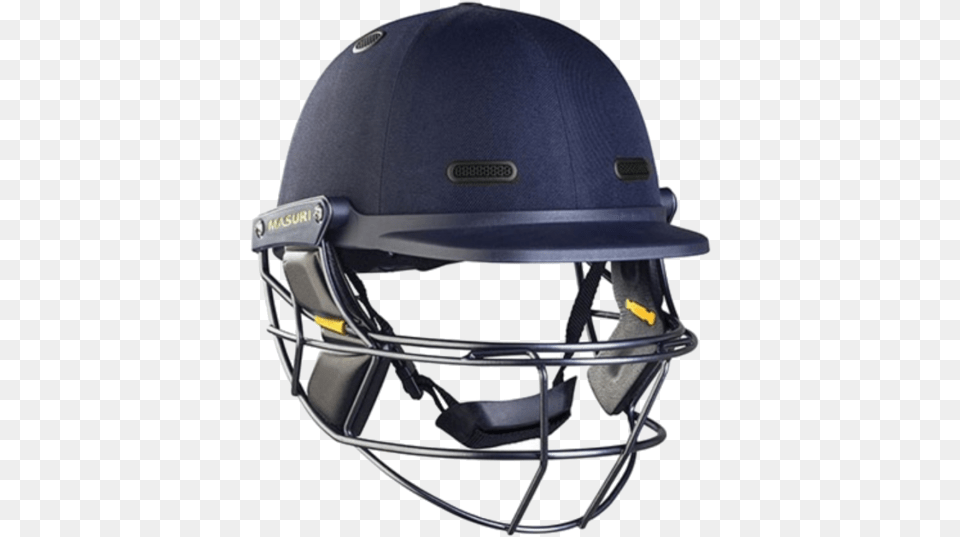 The Titanium Grille Allows The Wearer A More Comfortable Masuri Vision Series Helmet, Batting Helmet, American Football, Football, Person Png