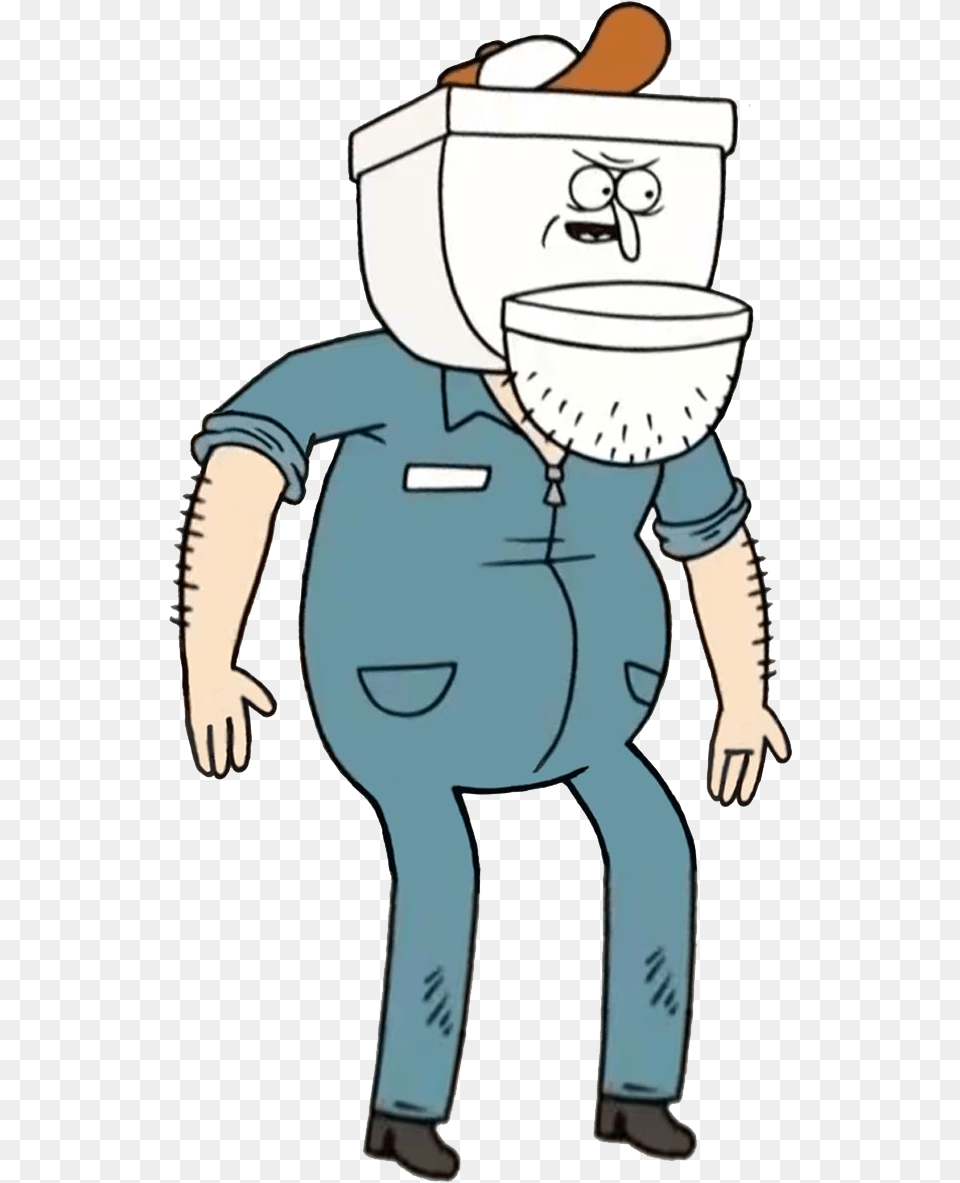 The Toilet Keeper, Baby, Person, Cleaning, Cartoon Png Image