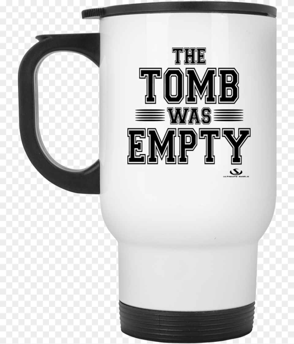 The Tomb Was Empty White Travel Mug White Branded Travel Mug, Cup, Beverage, Coffee, Coffee Cup Free Png Download