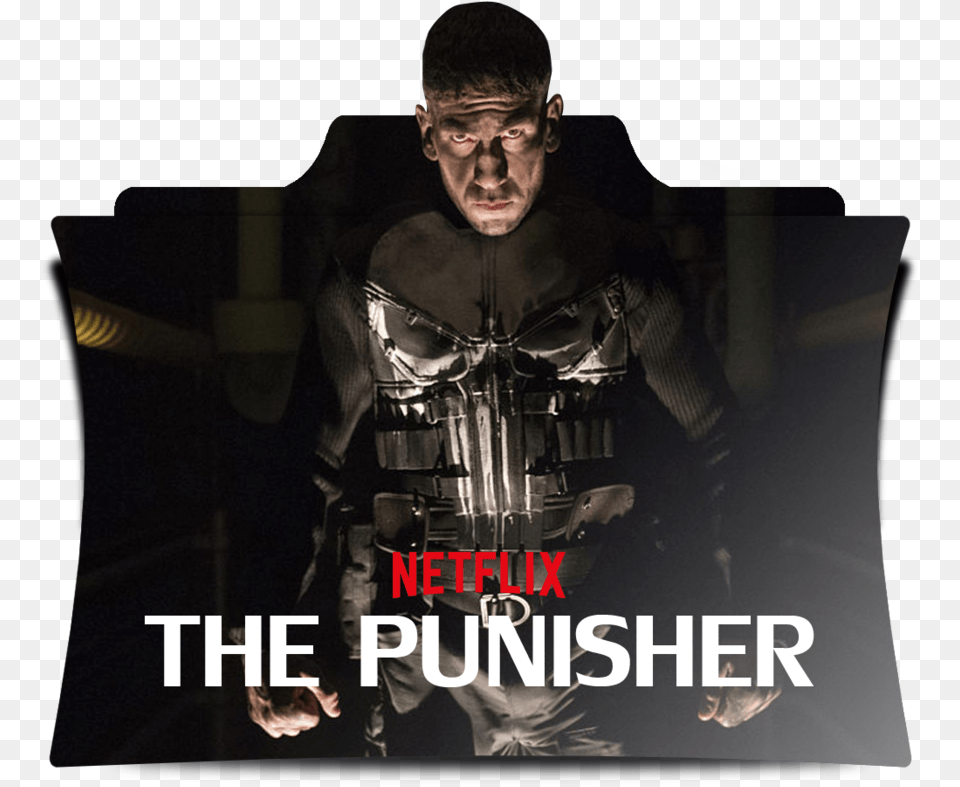 The Top 10 Netflix Shows Punisher Icon, Adult, Person, Man, Male Free Png