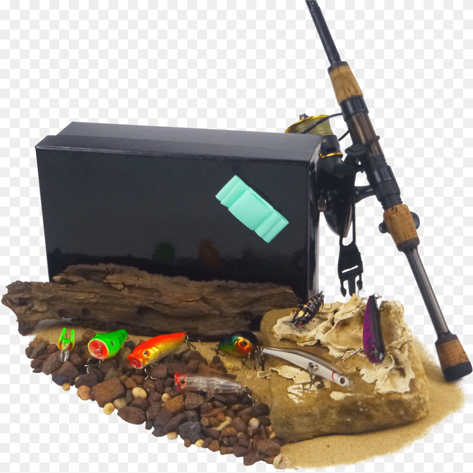 The Top Water Surface Lure Fishing Gift Scale Model, Gray Png