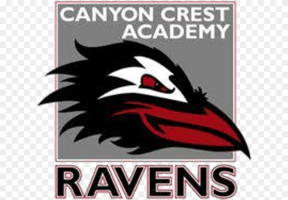 The Torrey Pines Falcons Defeat The Canyon Crest Ravens Canyon Crest Academy Logo, Animal, Beak, Bird, Advertisement Free Png