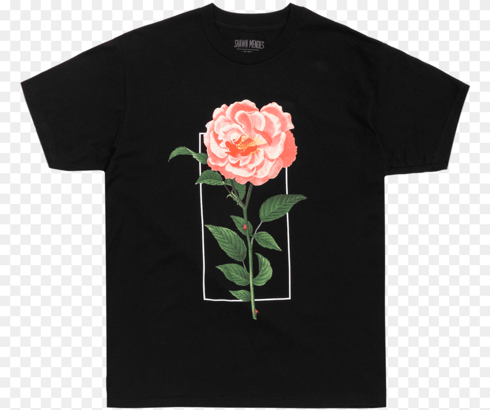 The Tour Flower T Shirt Shawn Mendes Tshirt Merch, Clothing, Plant, Rose, T-shirt Png