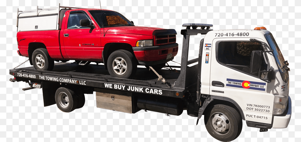 The Towing Company Llc Aurora Co Tow Truck, Pickup Truck, Transportation, Vehicle, Flat Bed Truck Free Png Download