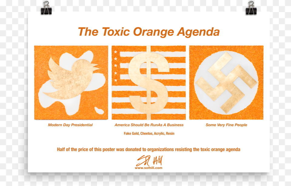 The Toxic Orange Agenda Trilogy Poster, Advertisement Png