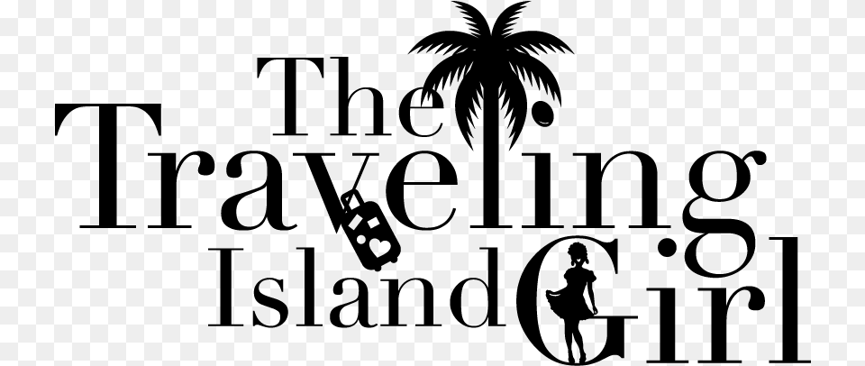 The Traveling Island Girl, Gray Png