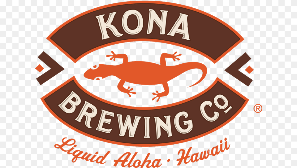 The Traveling Plate Hawaii Kona Brewing Co Logo, Animal, Lizard, Reptile, Gecko Free Transparent Png