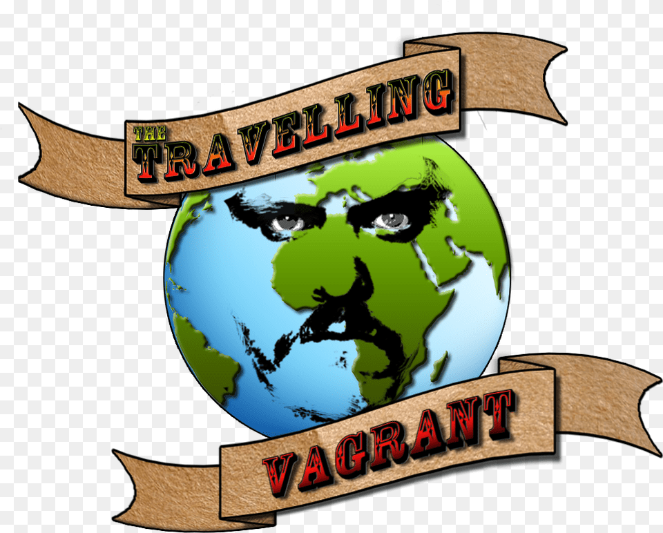 The Travelling Vagrant Graphic Design, Face, Head, Person, Astronomy Png