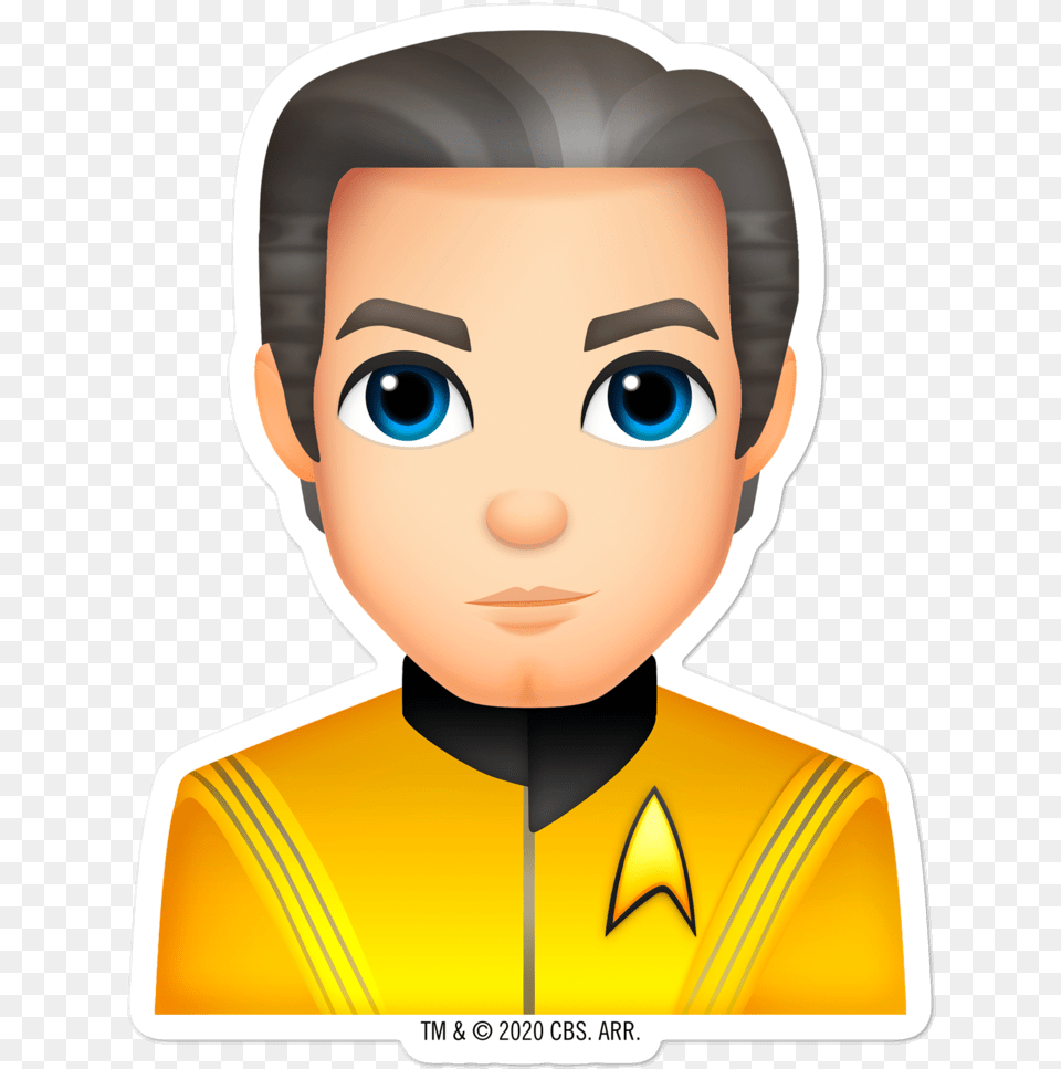 The Trek Collective Cute Star Character Emoji Stickers Star Trek Strange New Worlds Art, Face, Head, Person, Baby Png