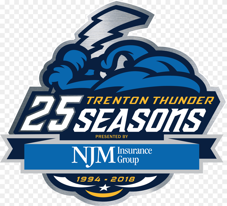 The Trenton Thunder Are Celebrating The 25th Anniversary Trenton Thunder, Advertisement, Poster, Dynamite, Weapon Free Png