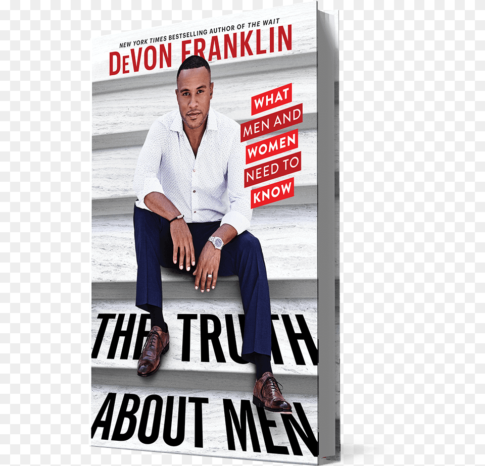 The Truth Abput Men Book By Devon Franklin Flyer, Clothing, Shoe, Footwear, Adult Png