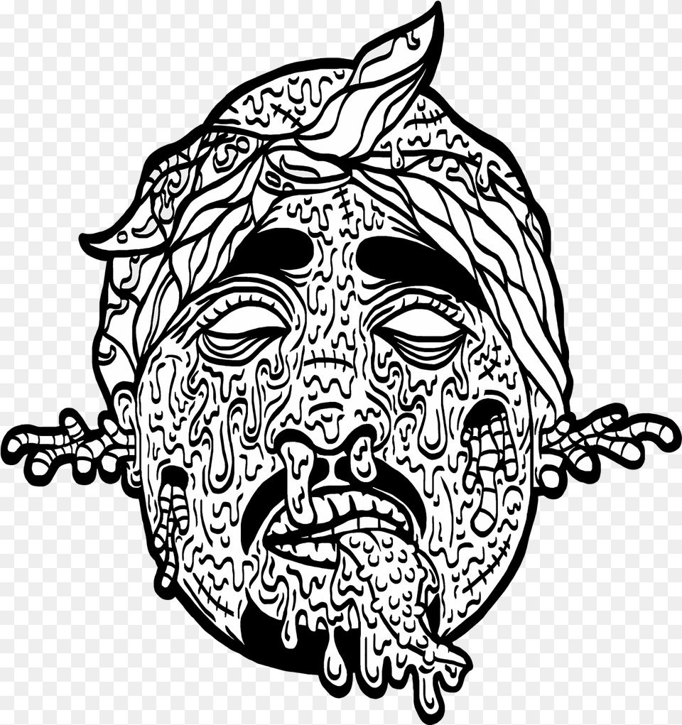 The Tupac Shakur, Art, Doodle, Drawing, Baby Png