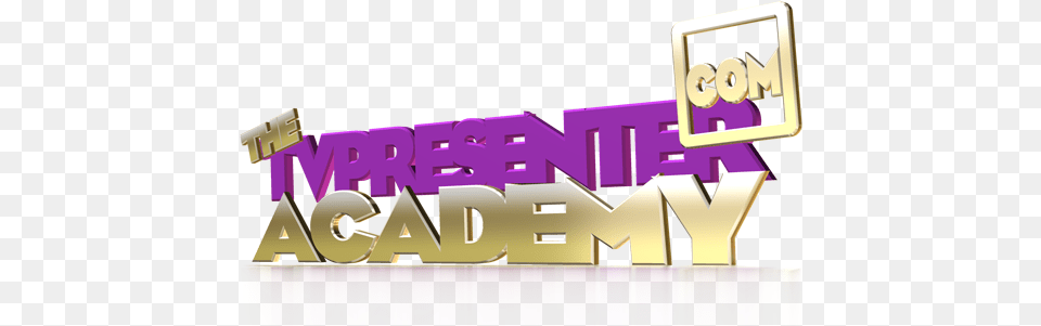 The Tv Presenter Academy Horizontal, Purple, Text Free Png