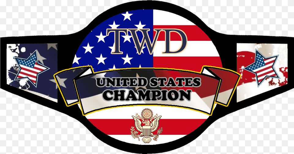 The Twd United States Championship Belt Facebook, Badge, Emblem, Logo, Symbol Png