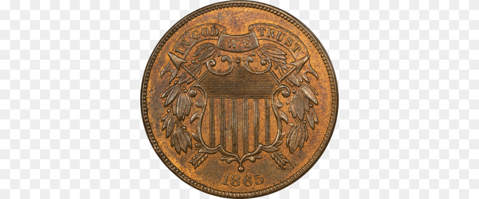 The Two Cent Piece As Issued Penny, Coin, Money Png Image