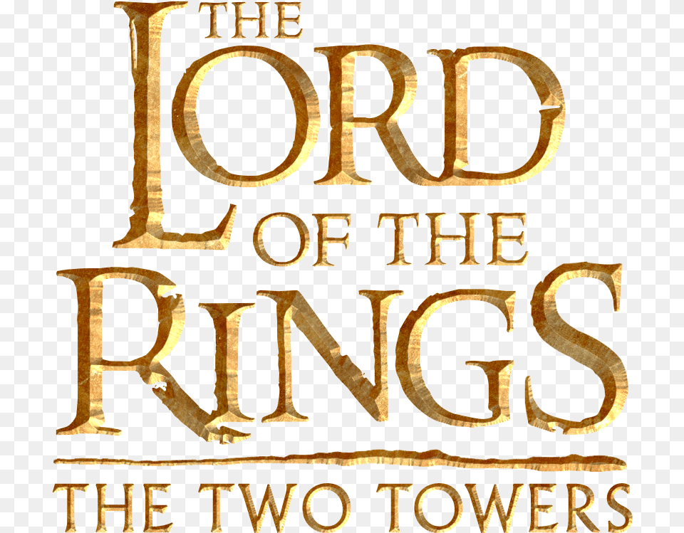 The Two Towers Lord Of The Rings Two Towers Logo, Book, Publication, Text Png Image