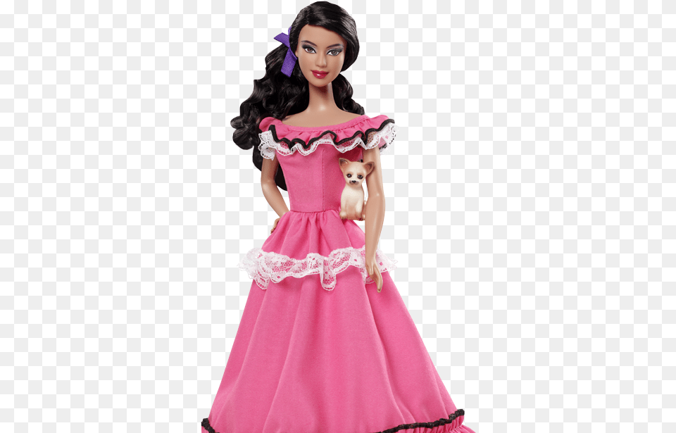 The Two Way Barbie Collector Mexico Barbie Doll, Toy, Person, Girl, Female Free Transparent Png