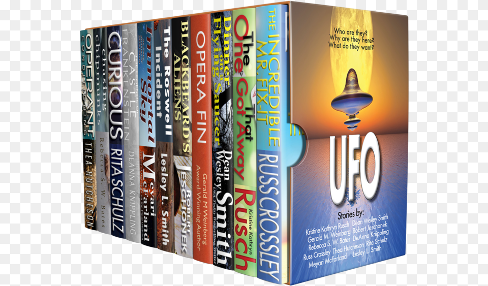 The Ufo Bundle Book Cover, Publication, Indoors, Library, Novel Png