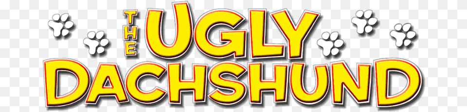The Ugly Dachshund Logo Orange Free Png