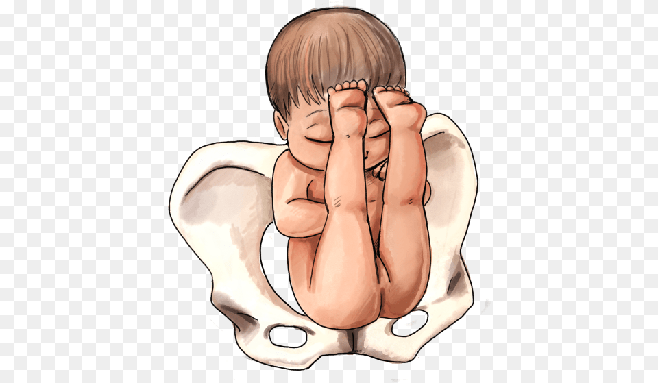 The Ultimate Guide To Baby Position In The Womb Natural Breech Position Baby Girl, Person Free Transparent Png