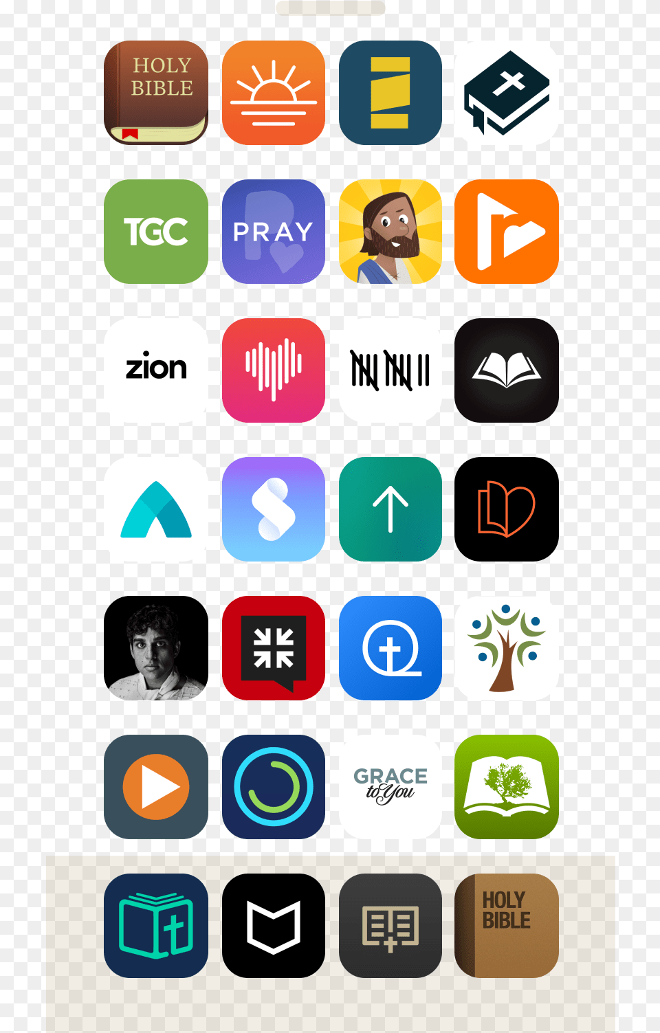 The Ultimate List Of Awesome Apps For Christians Screenshot, Person, Face, Head, Electronics Free Png Download