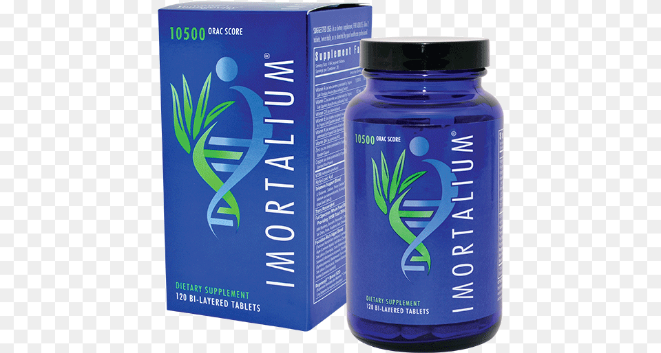 The Ultimate New Anti Aging Supplement Imortalium 120 Tablets 2 Pack By Youngevity, Bottle, Herbal, Herbs, Plant Free Png Download