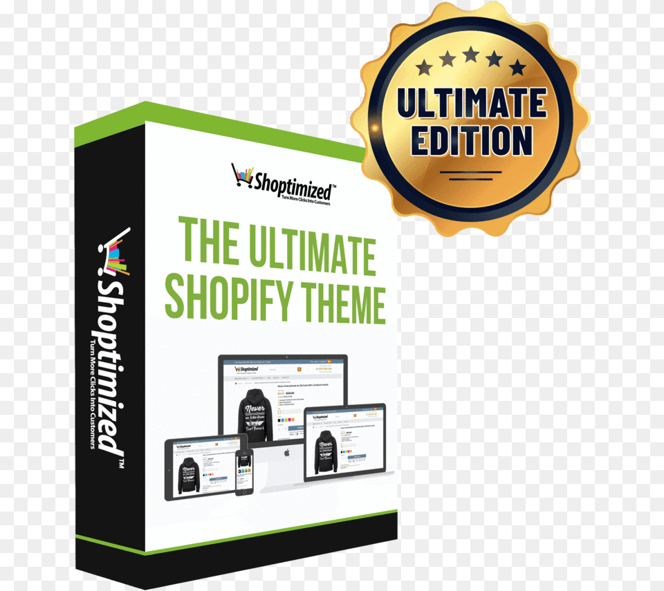 The Ultimate Shopify Theme Graphic Design, Advertisement, Computer Hardware, Electronics, Hardware Png