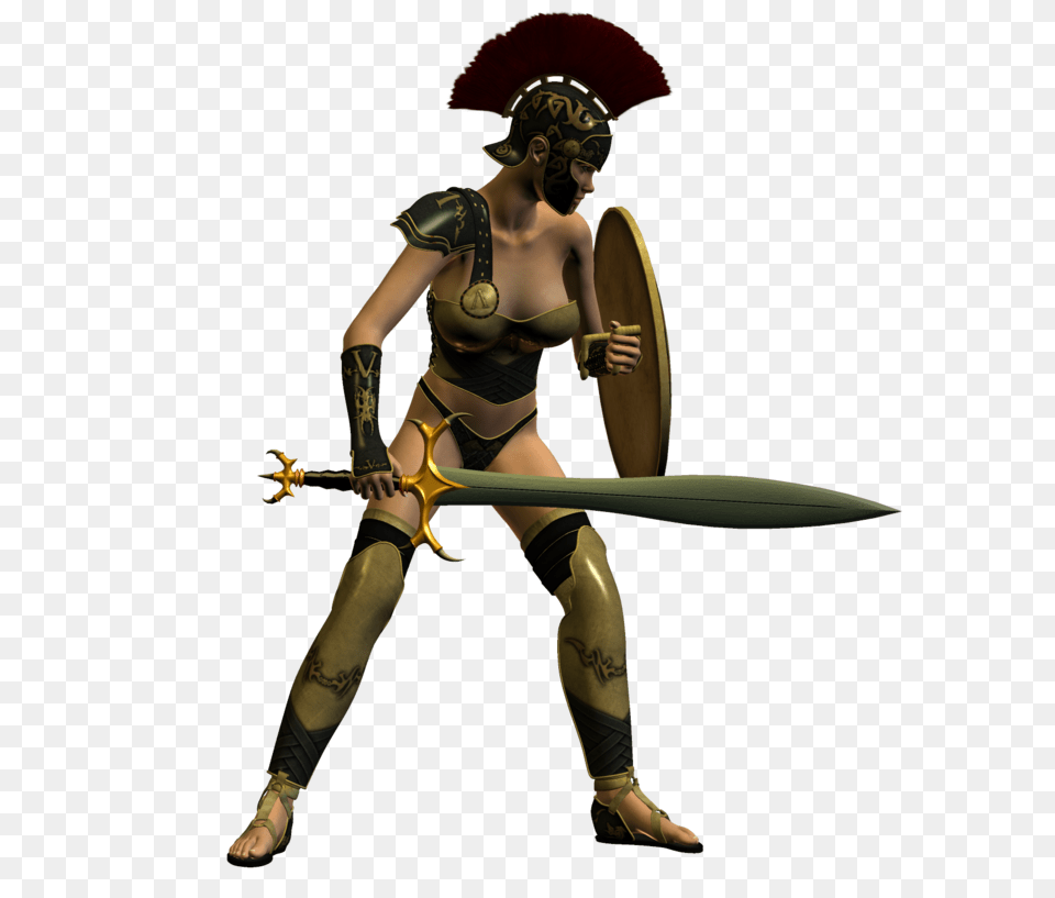 The Ultimate Warrior Simple, Sword, Weapon, Person, Blade Png