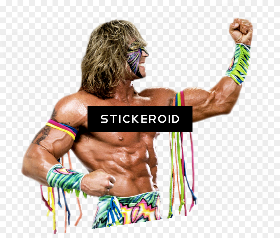 The Ultimate Warrior Wwe Transparent Ultimate Warrior, Adult, Man, Male, Person Free Png
