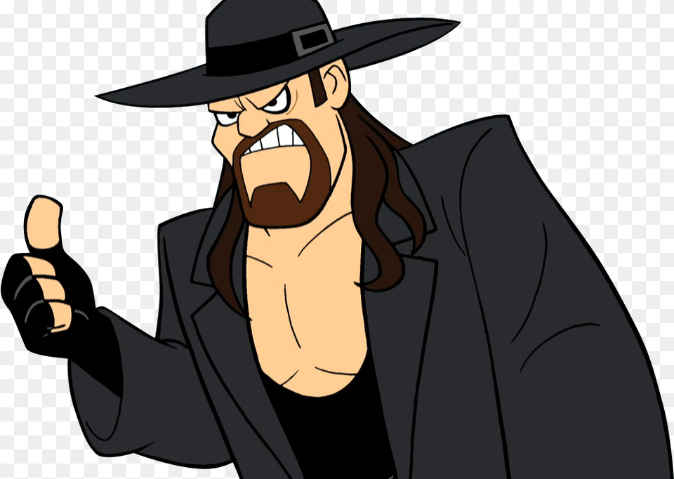 The Undertaker 2 Cut By Danger Liam Cartoon Undertaker, Clothing, Hat, Adult, Male Free Png Download