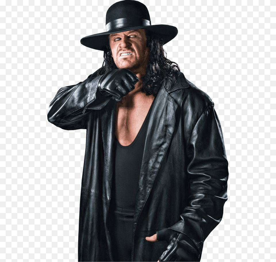 The Undertaker Wwe Raw 10 September 2018, Clothing, Coat, Jacket, Hat Png