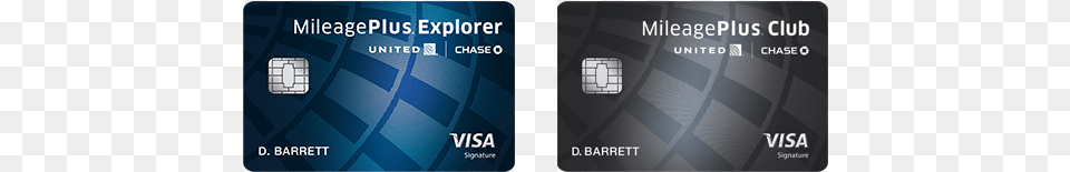 The United Mileageplus Explorer And Club Cards From Visa, Text, Credit Card Free Transparent Png