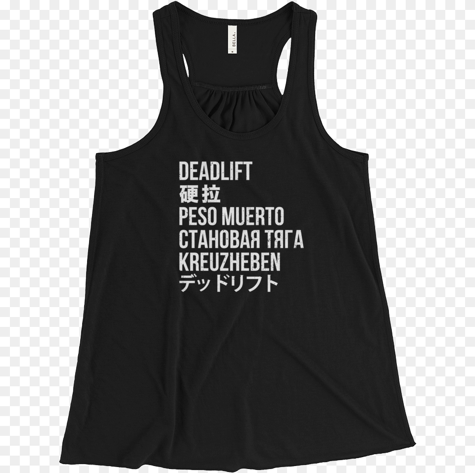 The Universal Language Of Lifting Active Tank, Clothing, Tank Top, T-shirt, Person Free Transparent Png