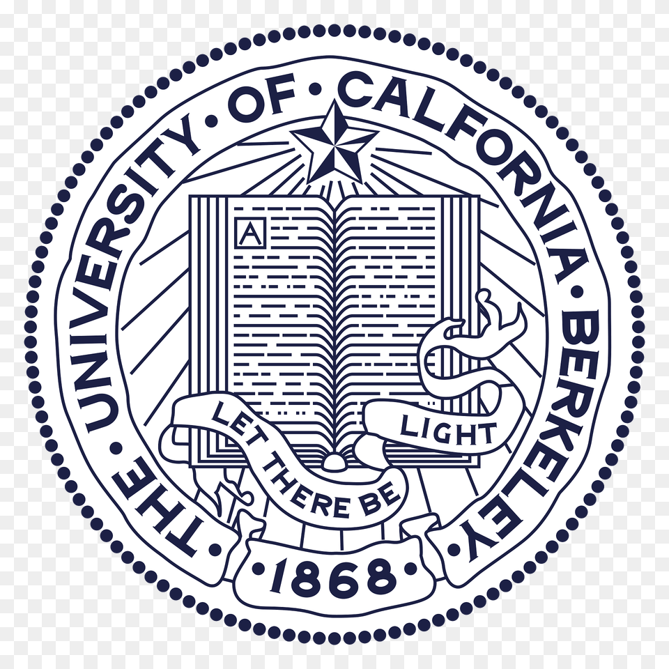 The University Of California Berkeley 1868 Clipart, Logo, Symbol, Emblem, Badge Free Png