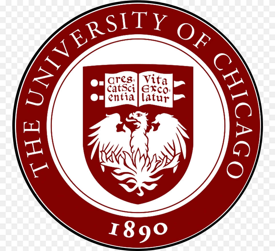 The University Of Chicago Had A Solid 15 Increase University Of Chicago, Logo, Emblem, Symbol, Face Png Image