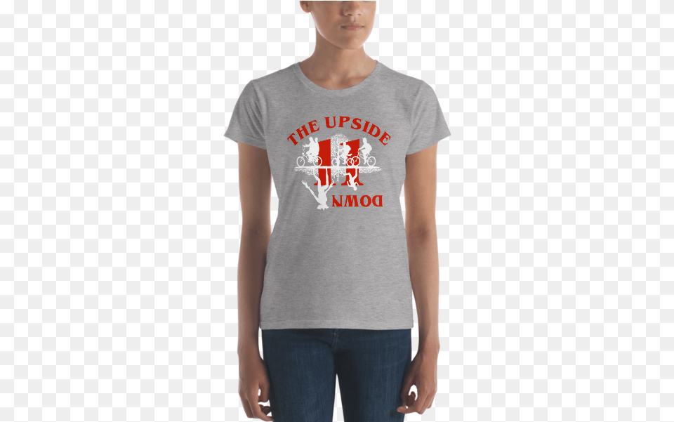 The Upside Down Women39s Short Sleeve T Shirt Shirt, Clothing, T-shirt, Boy, Male Free Transparent Png