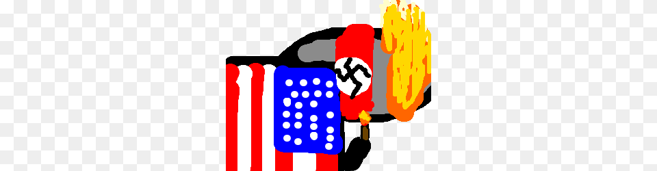 The Usa Flag Burning A Nazi Zeppelin Drawing, Baby, Person, American Flag Png