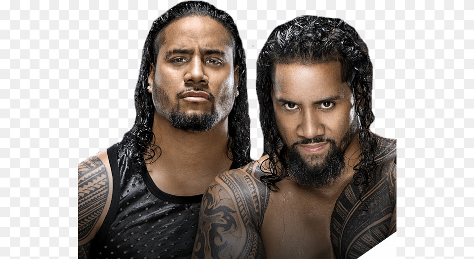 The Usos Los Uso Wwe 2017, Beard, Face, Head, Person Free Png Download