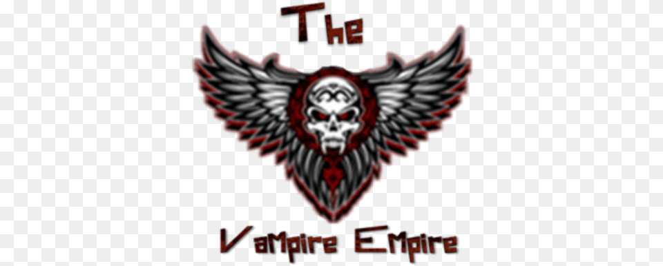 The Vampire Empire Logo V4 Iron Cross Skull, Emblem, Symbol, Person Free Png