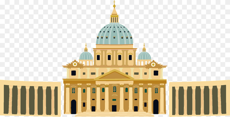 The Vatican Clipart, Architecture, Building, Cathedral, Church Png Image