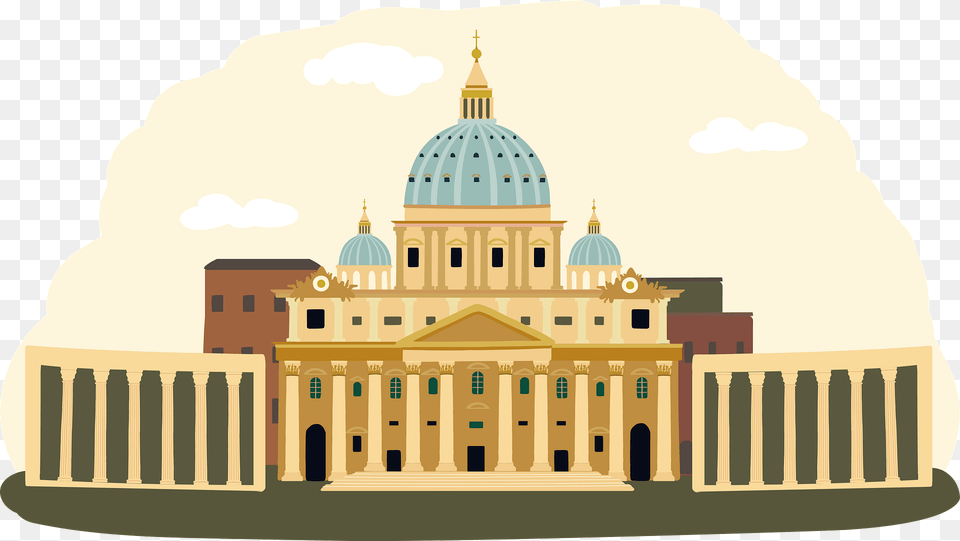 The Vatican Clipart, Architecture, Building, Parliament, Dome Free Png