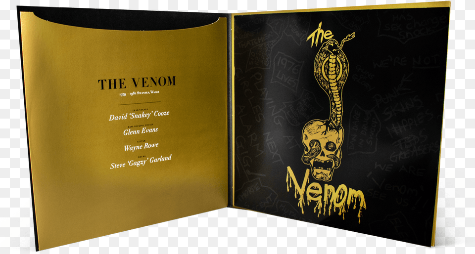 The Venom Arringtons Crombies Anarchy Bondage Gold, Book, Publication, Advertisement, Poster Free Transparent Png