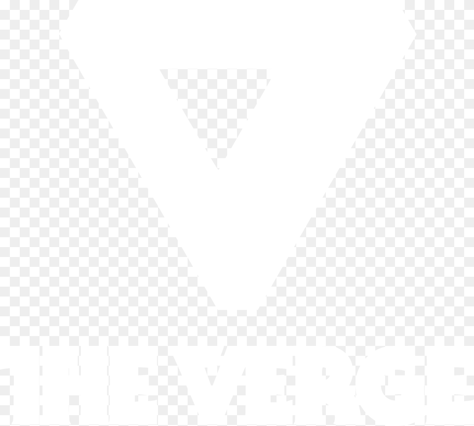 The Verge Logo Black And White Johns Hopkins Logo White, Triangle Free Transparent Png