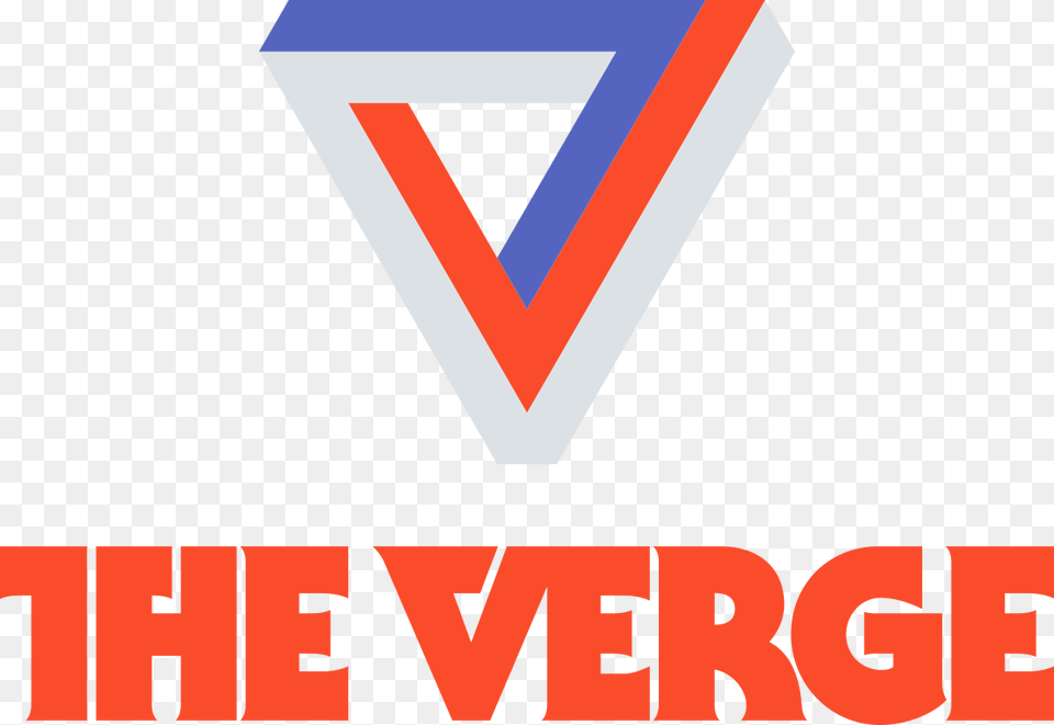 The Verge Logo Verge Logo, Triangle Png