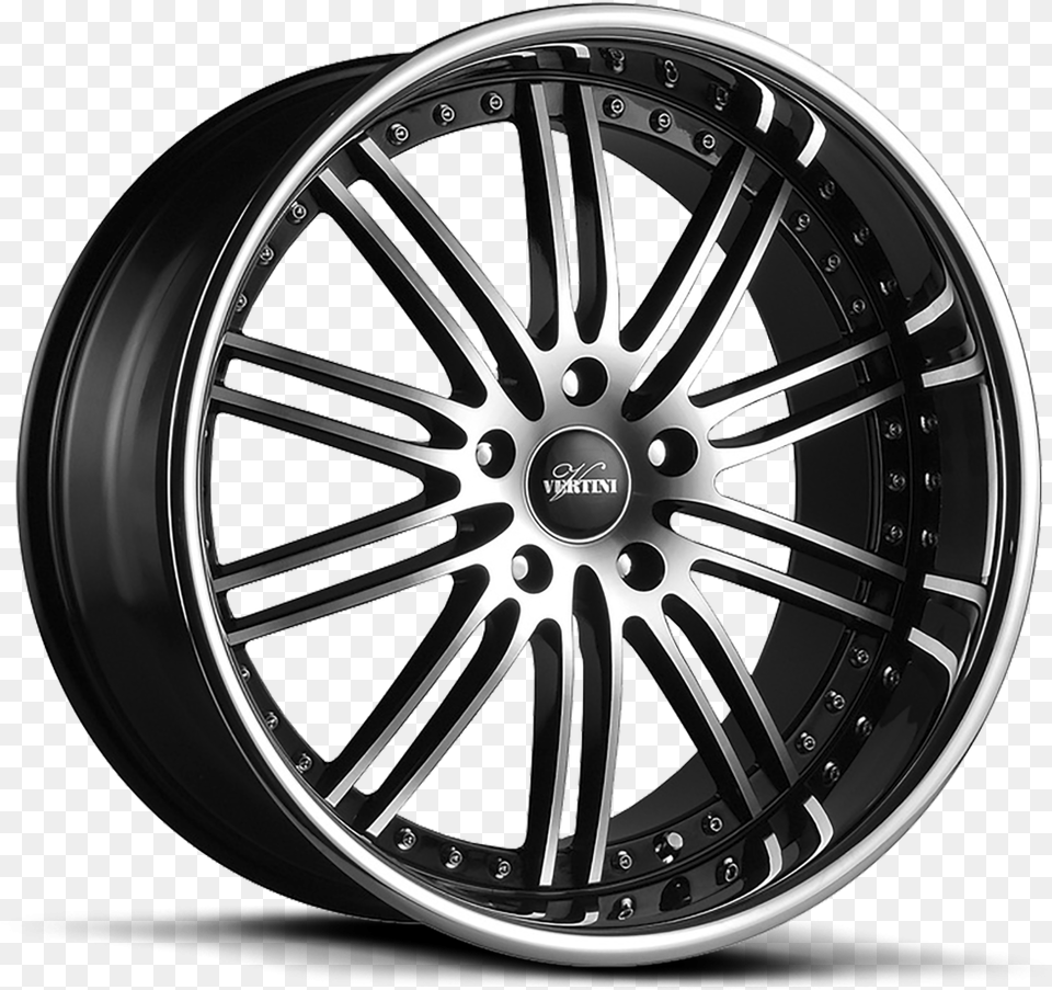 The Vertini Hennessey Is A 7 Spoke Wheel Available Vertini Hennessey, Alloy Wheel, Car, Car Wheel, Machine Png