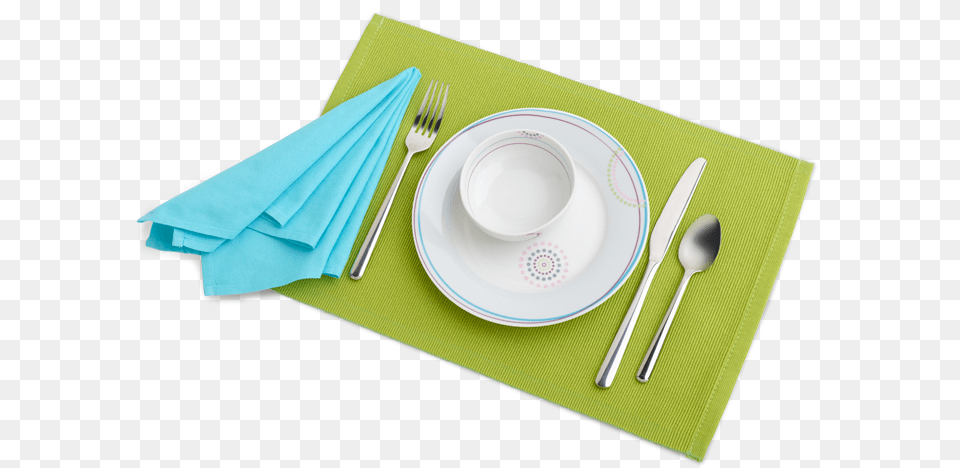 The Very First Exhibit Sheila And Walt Dietrich Set Placemat, Cutlery, Fork, Napkin, Plate Free Png Download