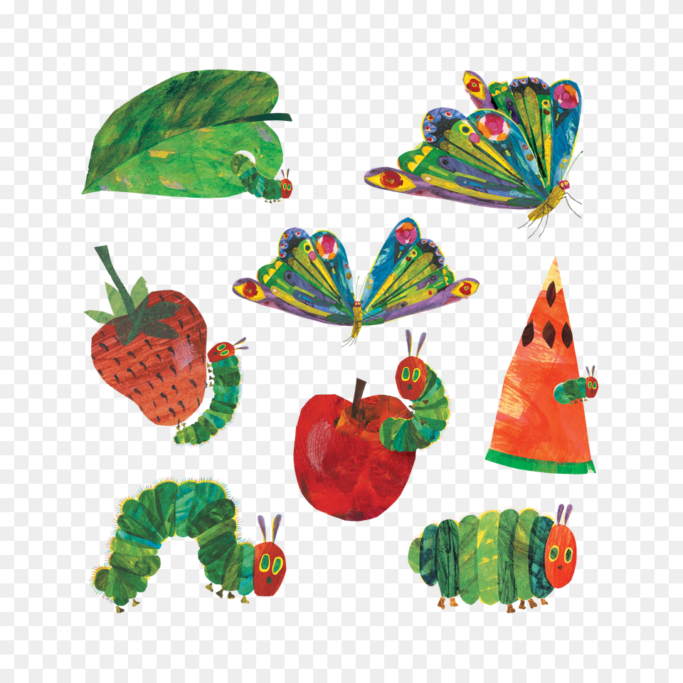 The Very Hungry Caterpillar Set, Clothing, Hat, Fruit, Berry Free Transparent Png