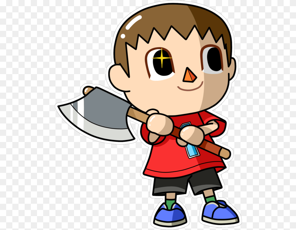The Villager By Estefanoida D6a3iw7 Villager Animal Villager Animal Crossing, Baby, Person, Face, Head Free Png Download
