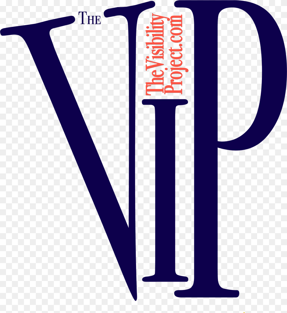 The Vip Logo Blue On White Logo Only Calligraphy, Device Png Image